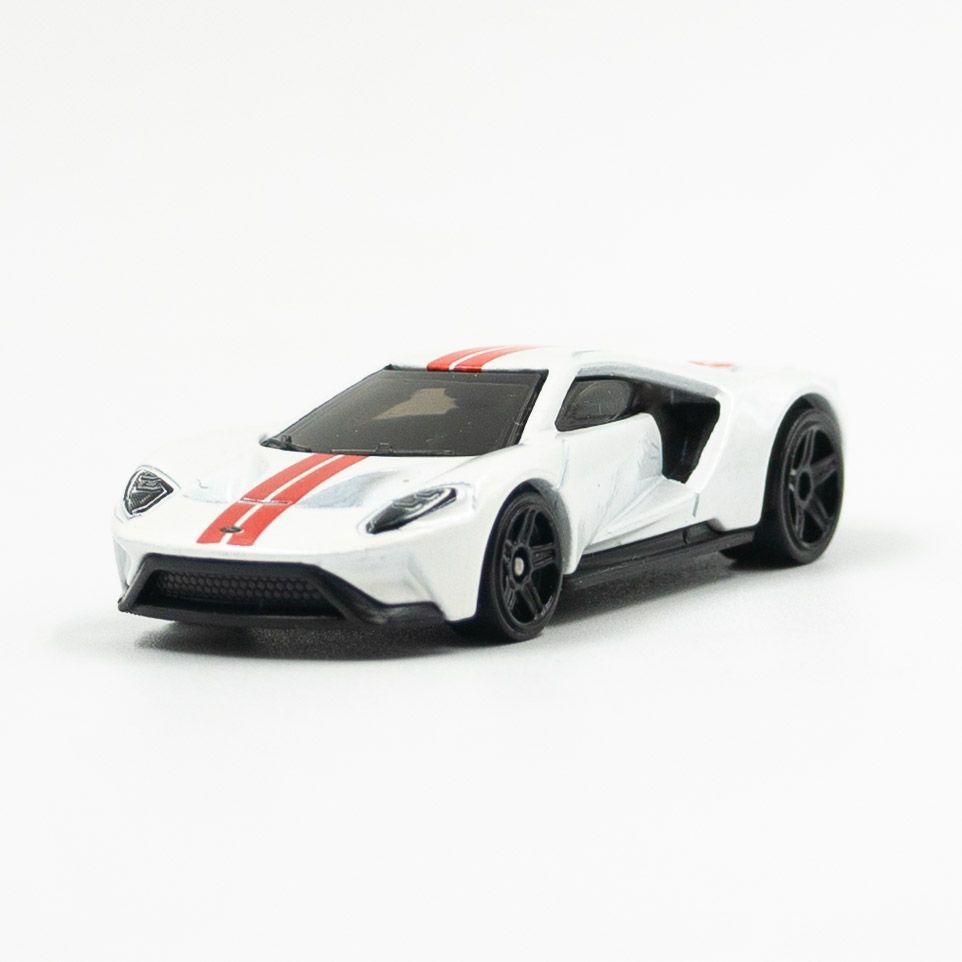 Hot Wheels Машинка 17 Ford GT White Машинки Хот Вилс Кейс Q 2024 в Защитном Кейсе