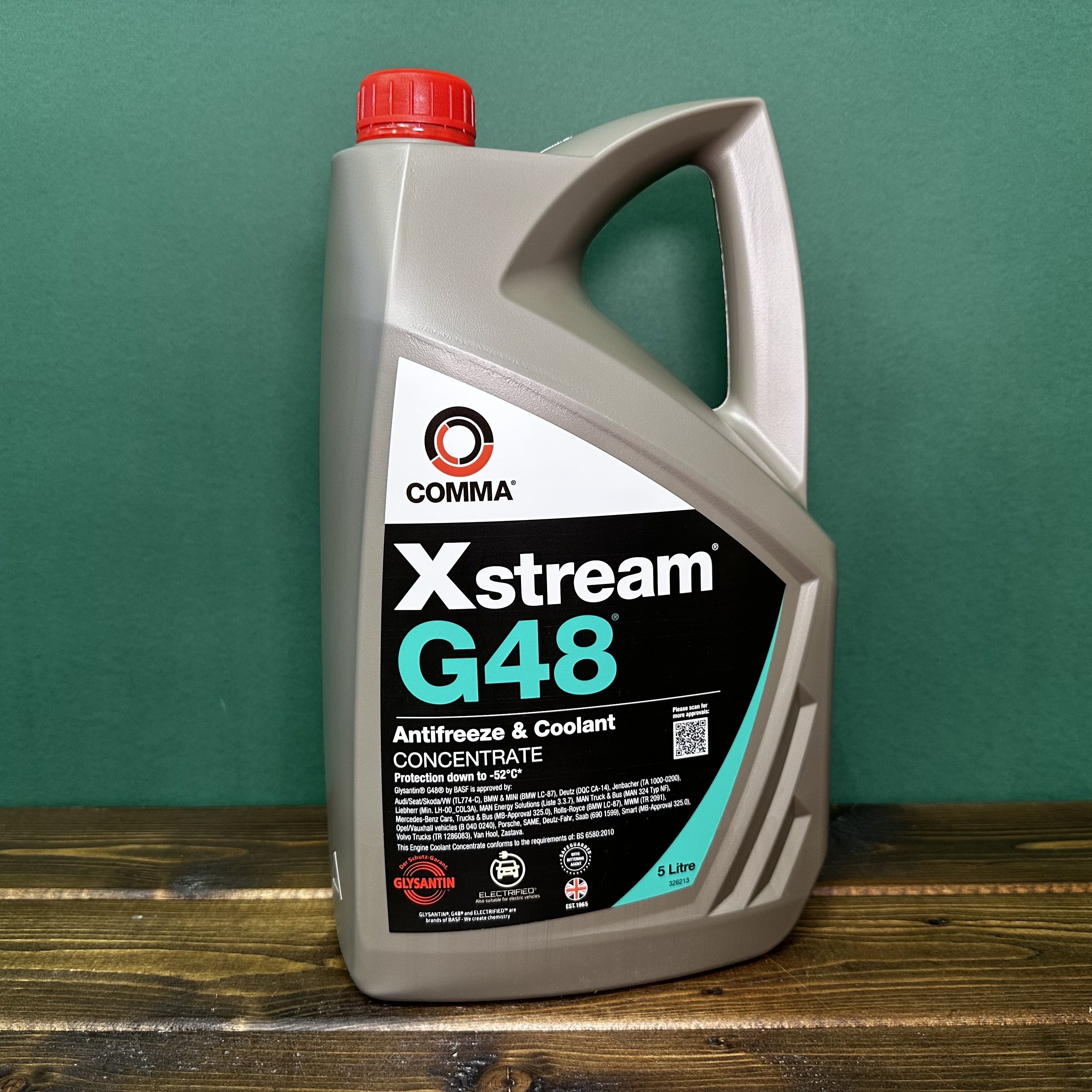 Антифриз Зеленый Концентрат Comma XSTREAM G48 5л XSG5L