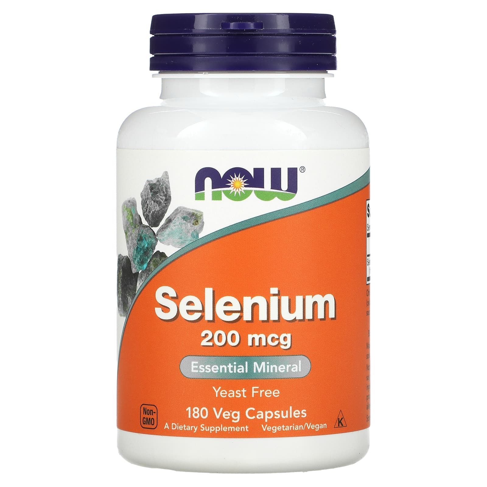 Now Foods Selenium 200 мкг 180 капсул