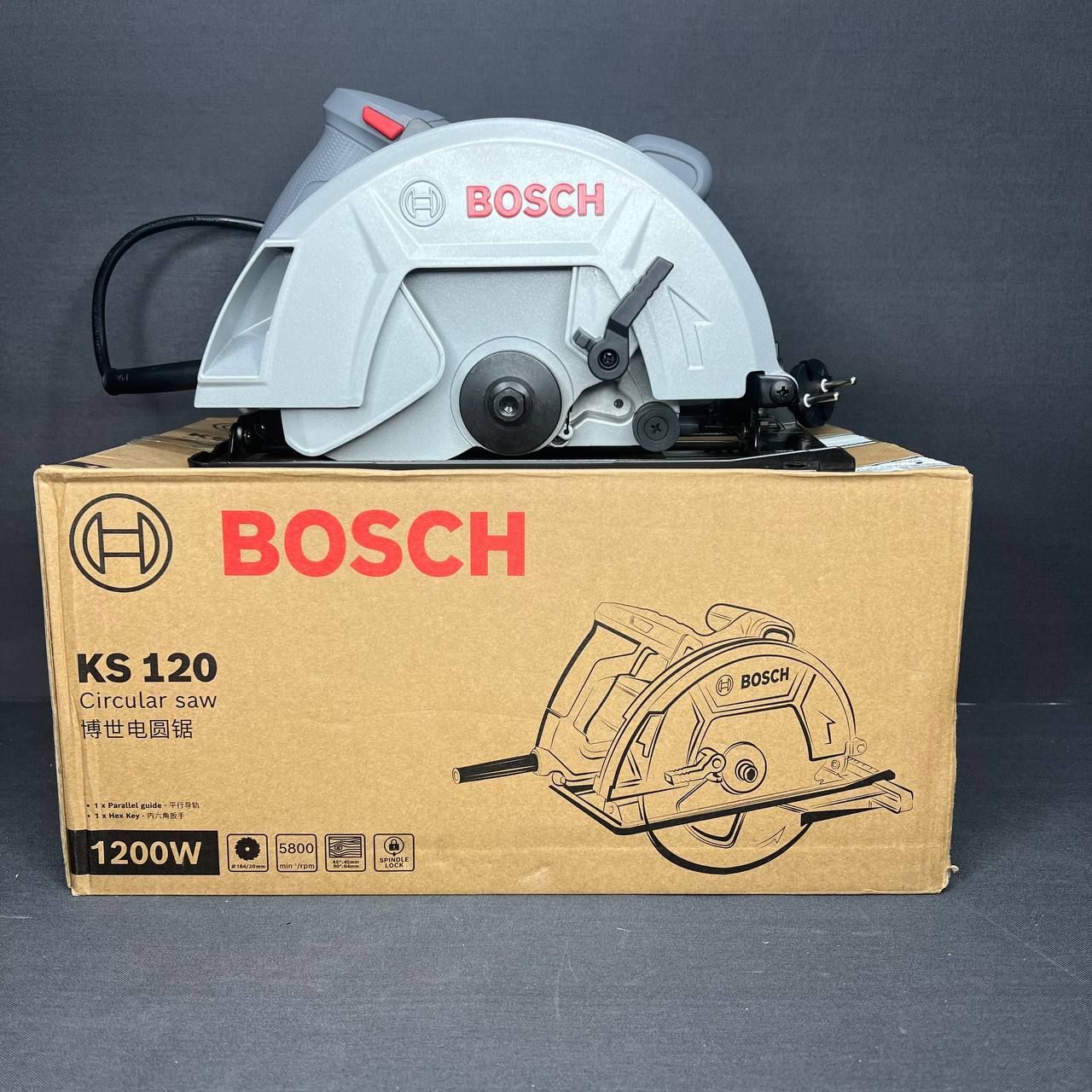 Bosch Пила циркулярная (дисковая) KS120 1200W, 185мм