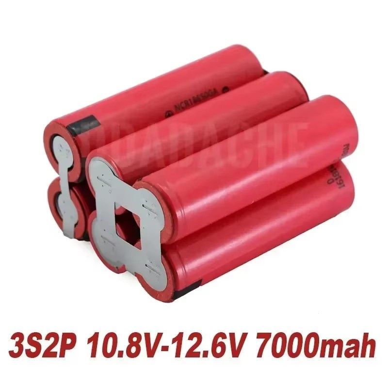 20A 18650 GA 7000 mAh 3S2P 10.8V 12.6V Сварная батарея