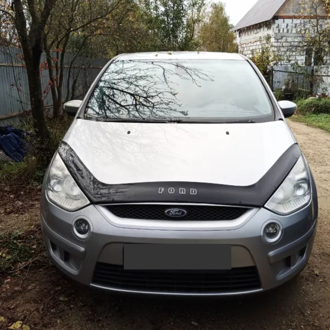 Дефлектор капота (мухобойка) для FORD S-MAX (2006-2010)