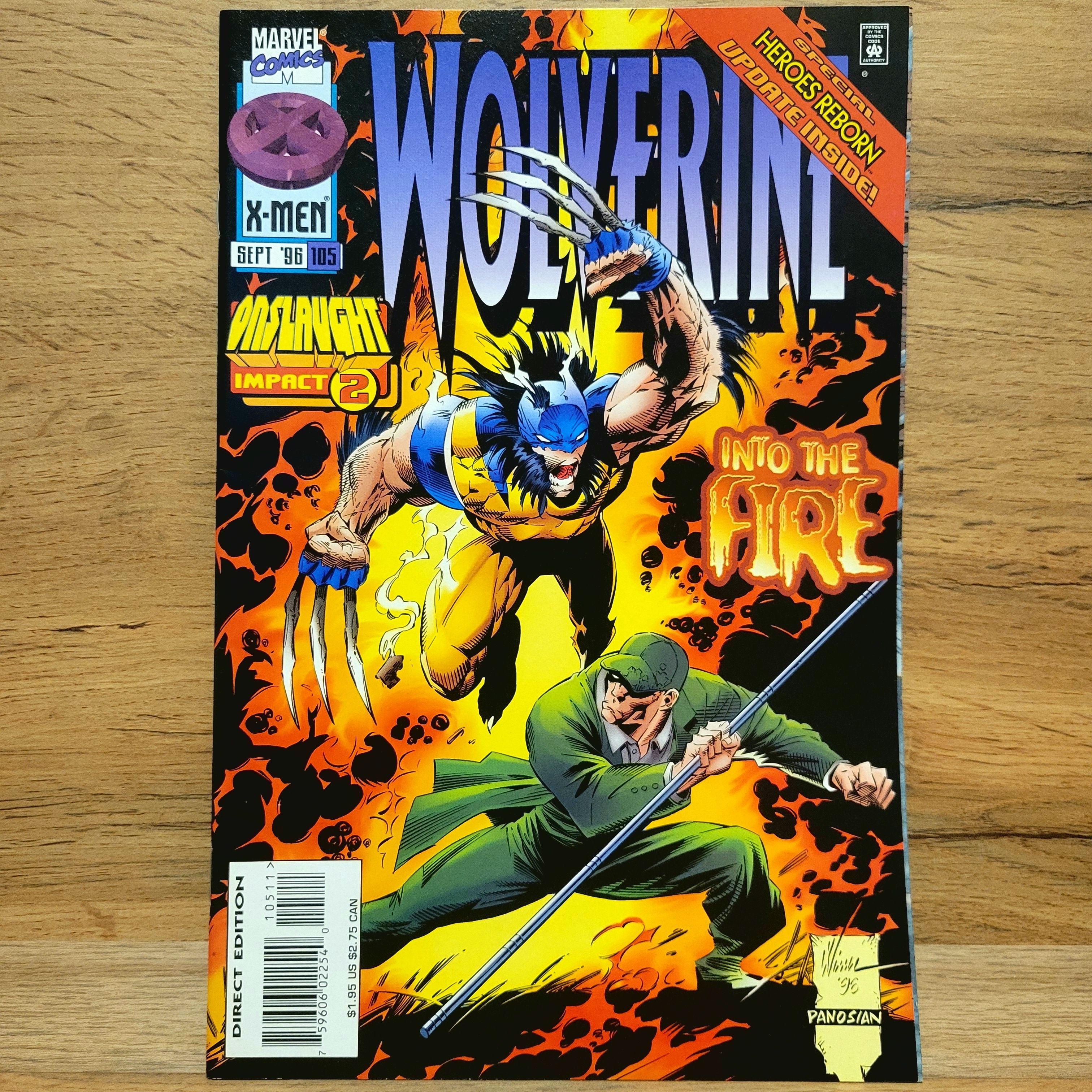 Ретро Комикс Wolverine #105. 1996 Год Сентябрь. | Lee