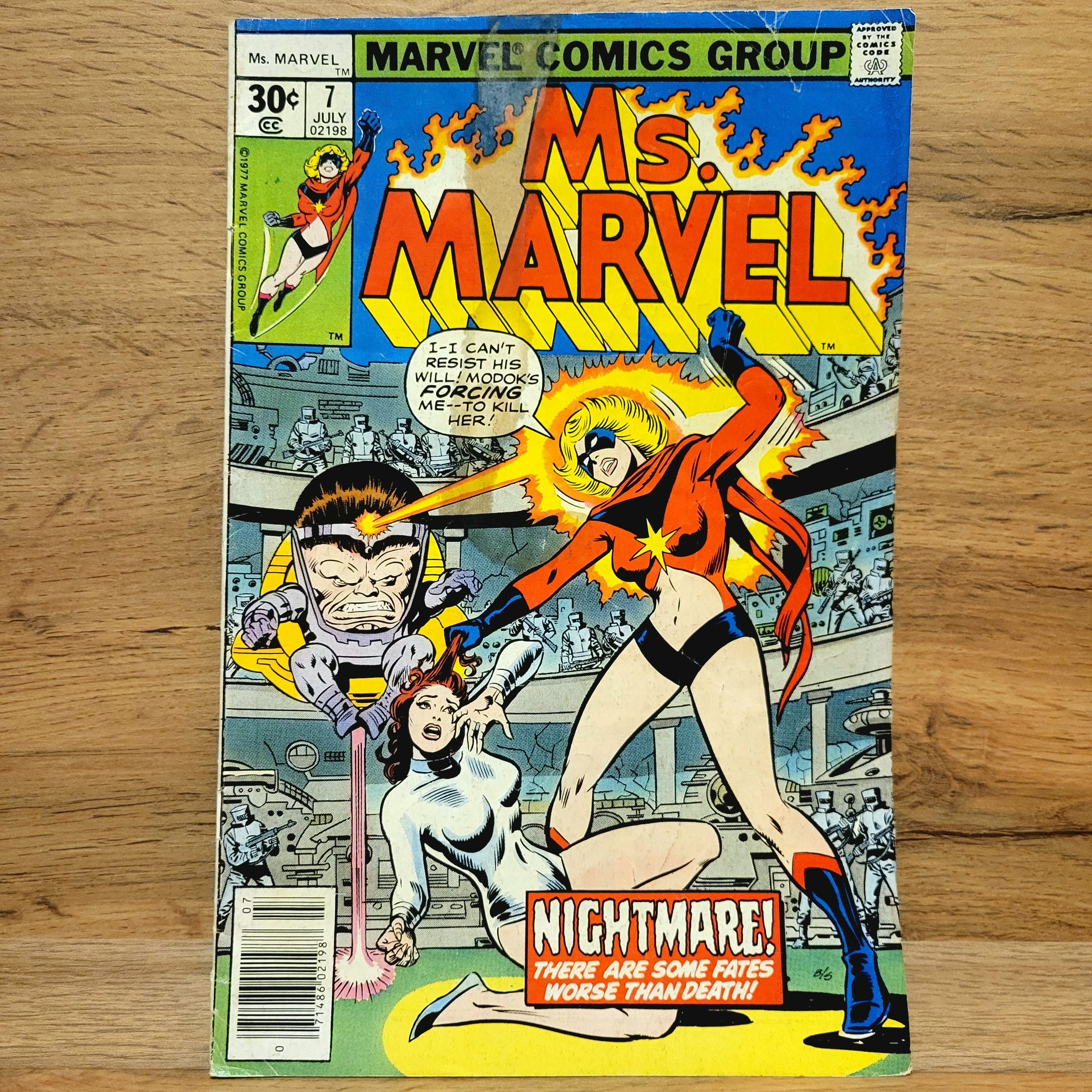 Раритетный Комикс Ms Marvel #7. 1977 Год. | Lee