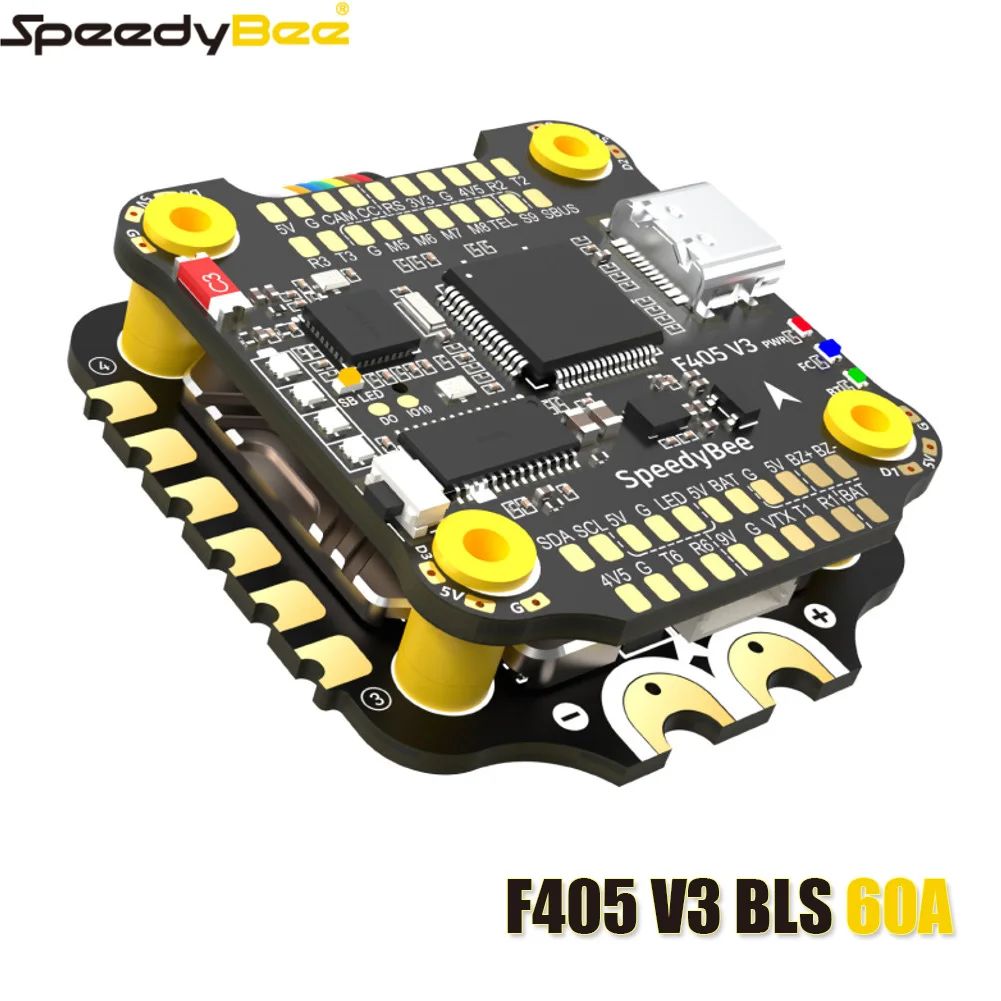 SpeedyBee F405 V3 BLS 60 со стеком 30x30fc и ESC