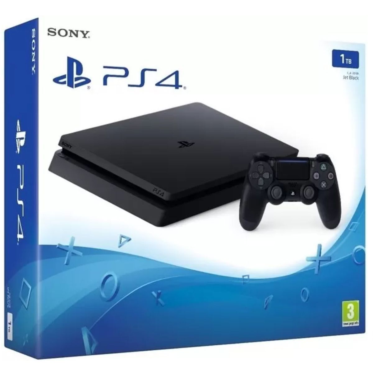 Игровая приставка Sony PlayStation 4 Slim 1TB PS4. Товар уцененный