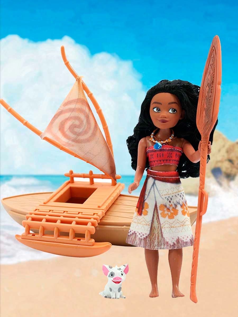 Кукла Моана и лодка (Moana) со звуком