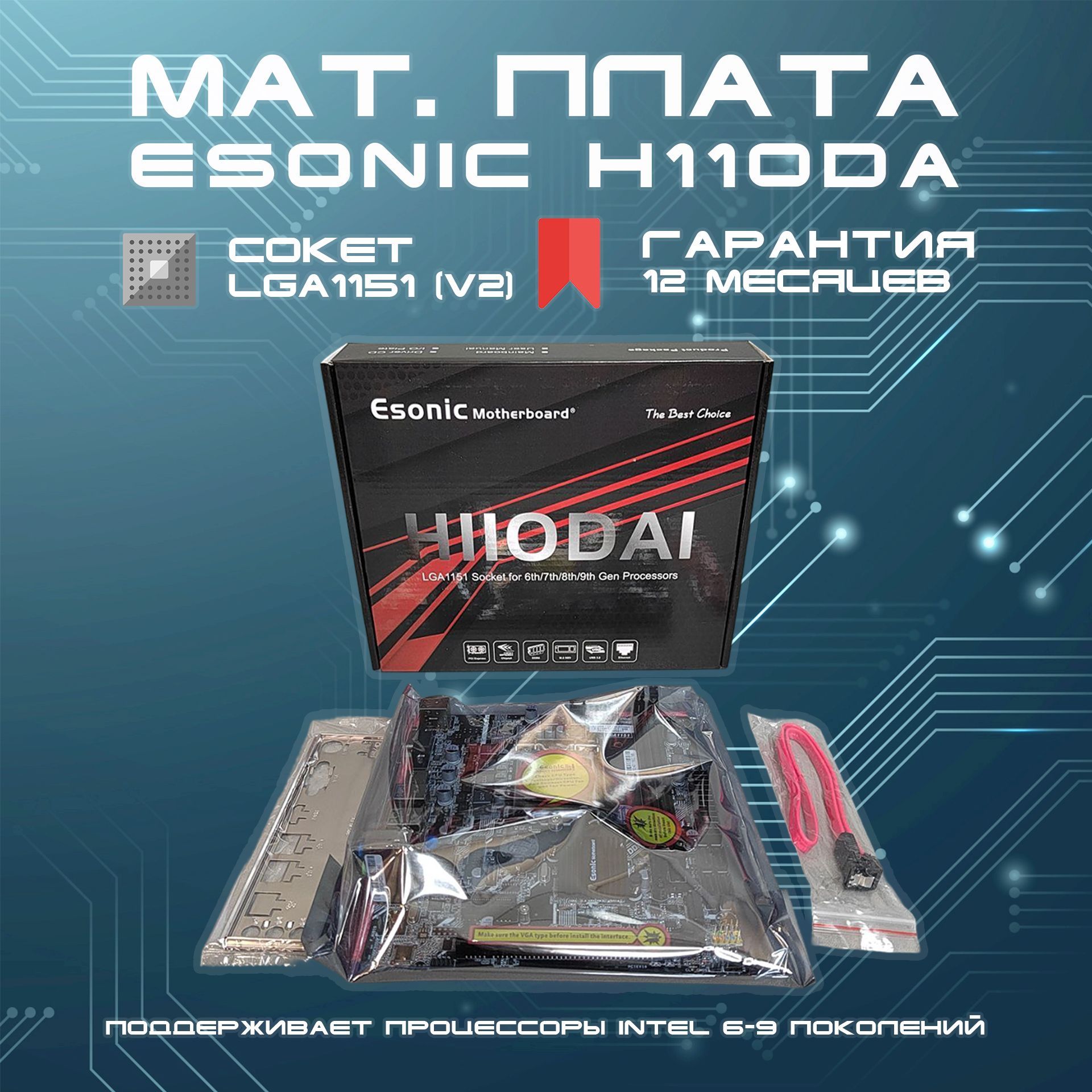 Esonic Материнская плата Esonic H110DA1