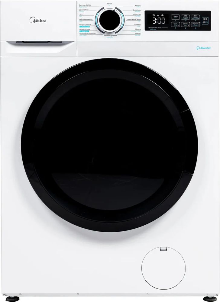 Midea Стиральная машина MF01712BS40/W, белый