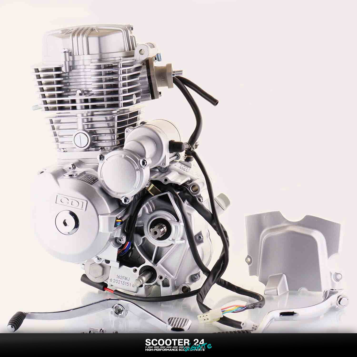 Двигатель на мотоцикл и мопед 4T CG 150 кубов с маркировкой 162FMJ