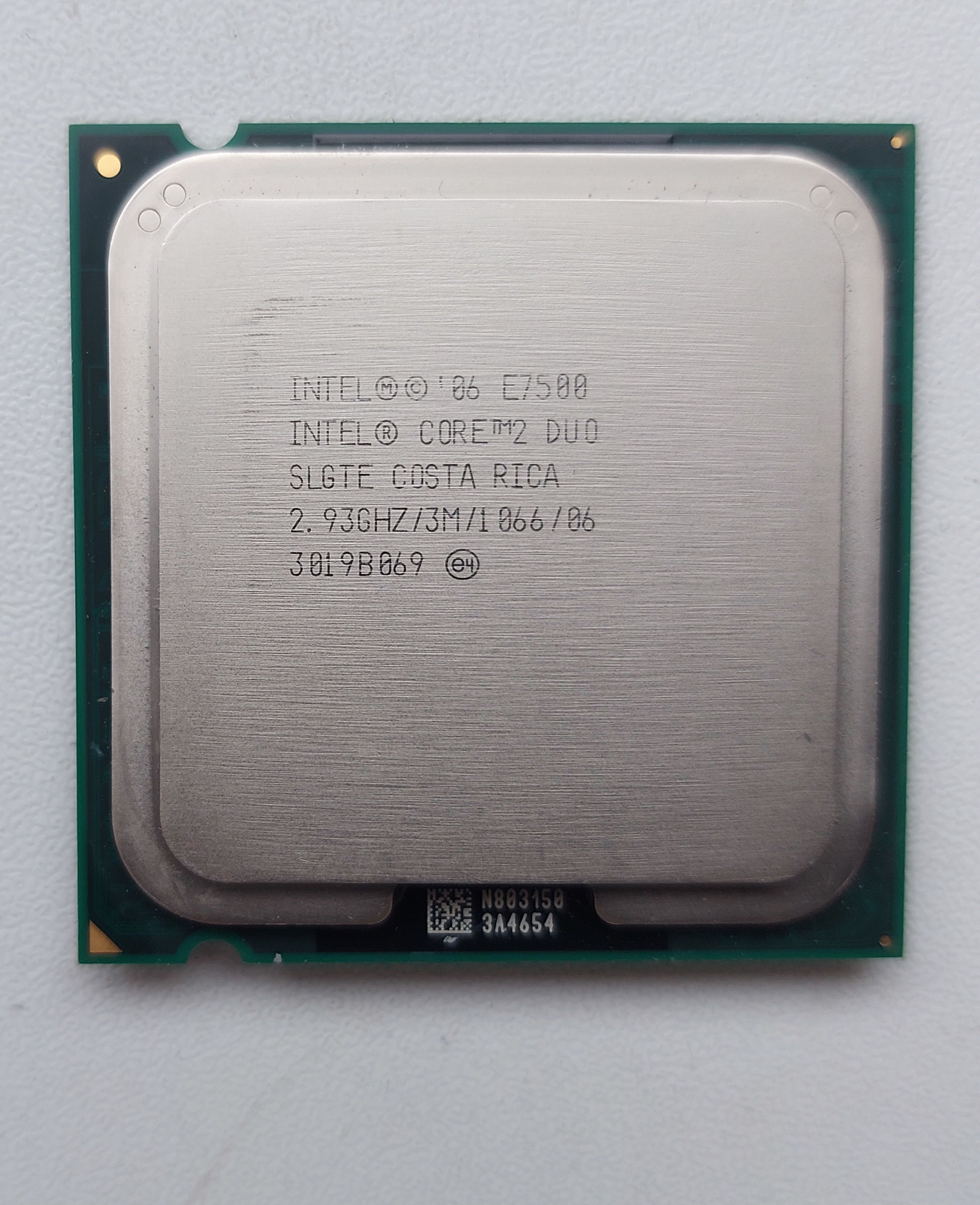 IntelПроцессорE7500Core2Duo(775сокет,2ядра,2.93ггц,Wolfdale)OEM(безкулера)