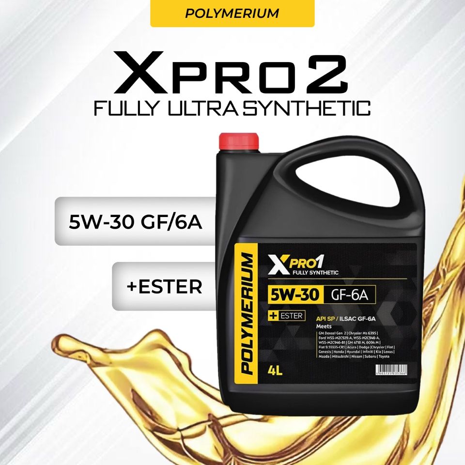 POLYMERIUMXPRO15W-30Масломоторное,Синтетическое,4л
