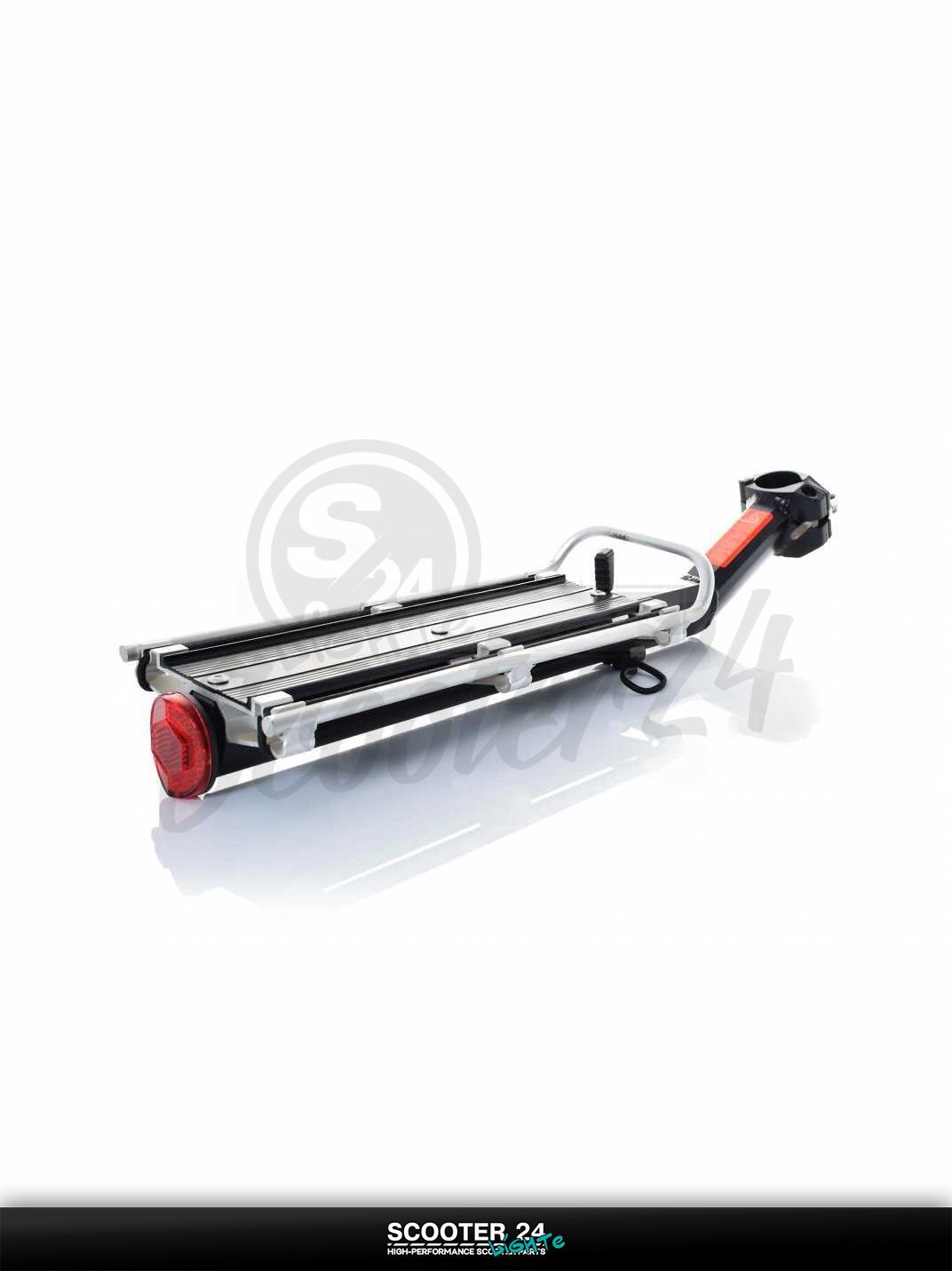 Багажник велосипедный универсальный консольный алюминиевый, крепление под седло до 9кг нагрузка