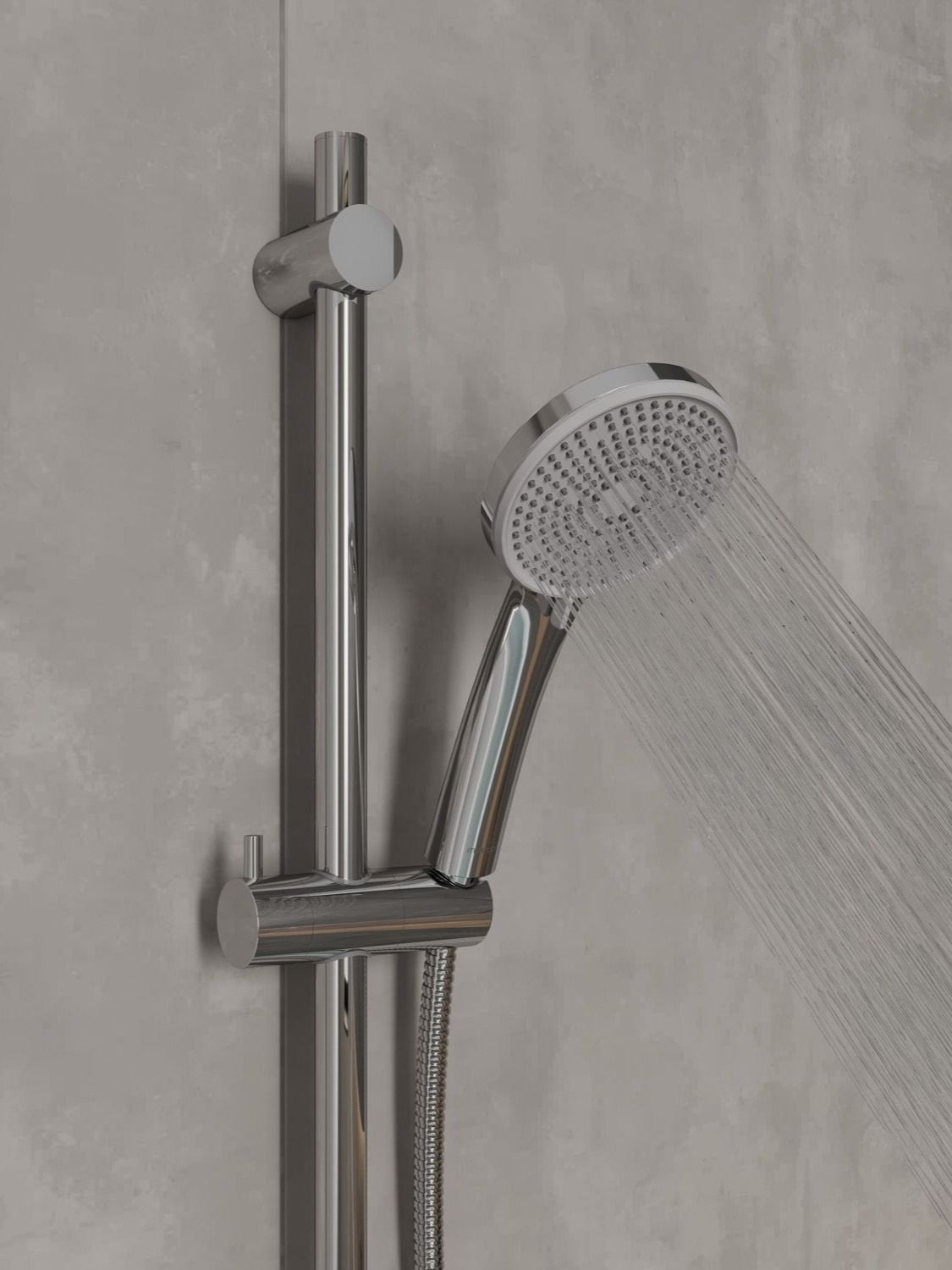 Фото товара на маркетплейсе ozon Лейка для душа, 5 режимов, хром, Milardo, Essential, ESS5FCRM18