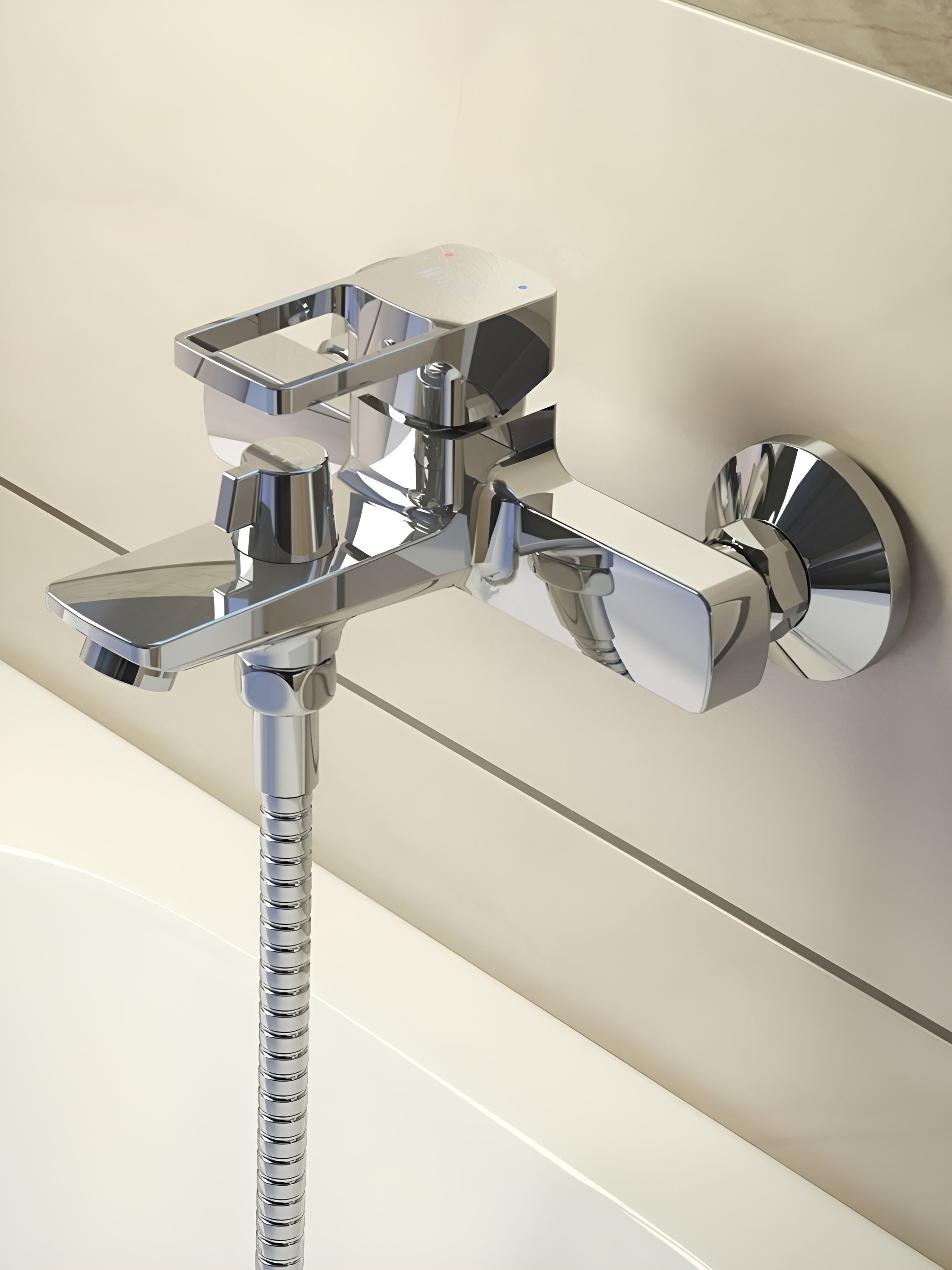 Фото товара на маркетплейсе ozon Смеситель для ванны, хром, IDDIS, Bild, BILSB00i02WA