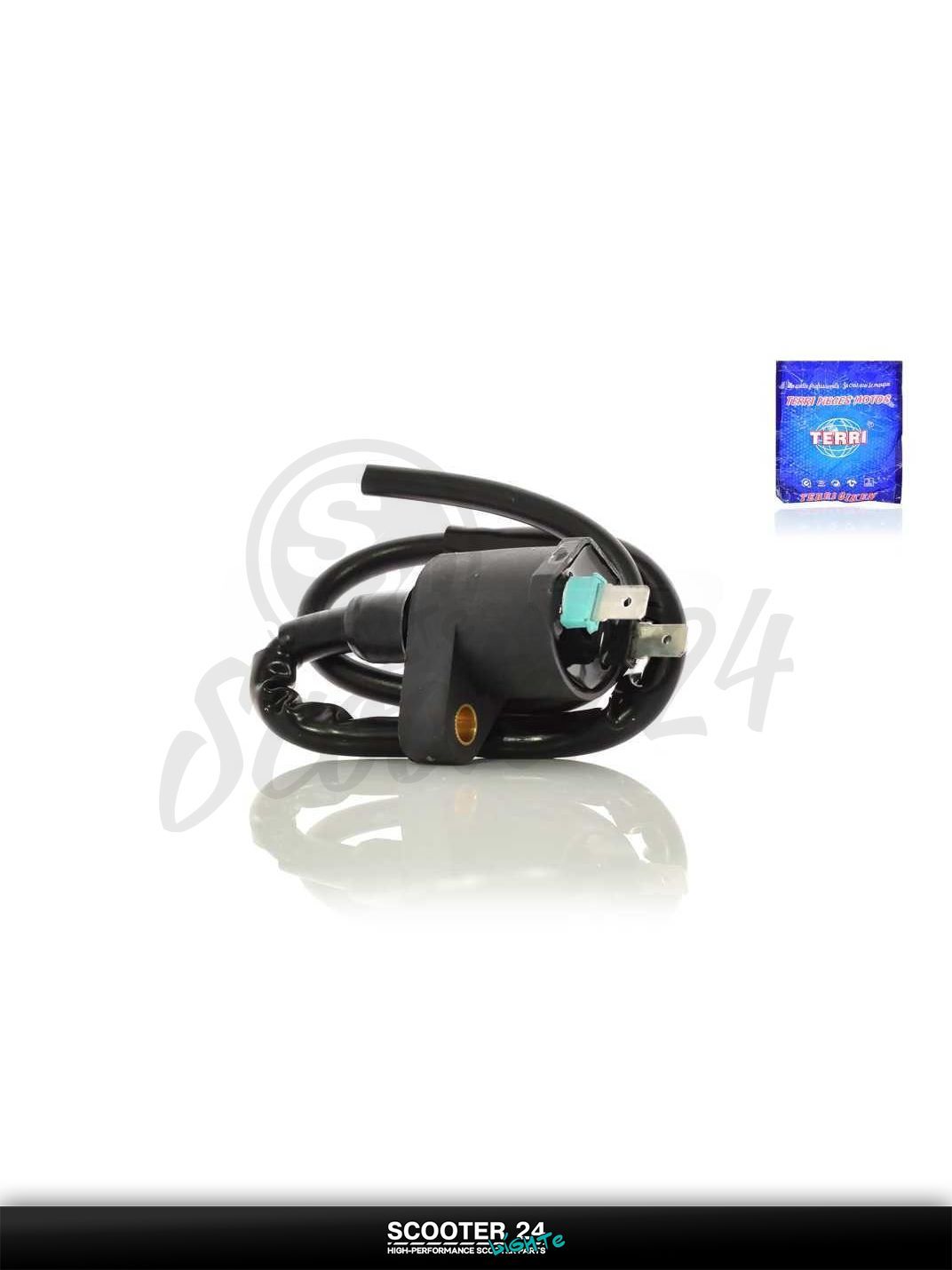 Катушка зажигания на скутер Honda Dio Af - 18/27/35 / Хонда Дио и Такт с толстым валом и 139QMB 50-80 кубов "TERRI"