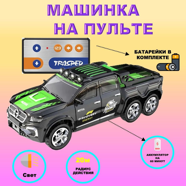 Машинка на пульте управления, металлическая игрушка на радиоуправлении ...