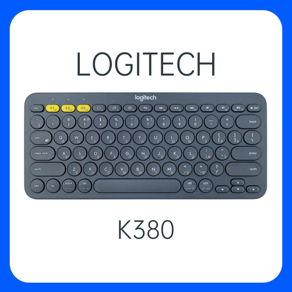 Мембранная клавиатура Logitech K380 купить по низкой цене: отзывы, фото ...