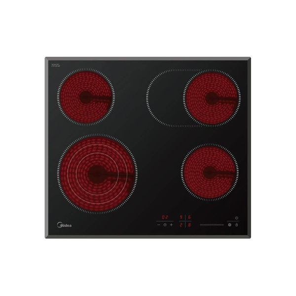 Встраиваемая электрическая панель Midea MCH64767F, независимая, 4 ...