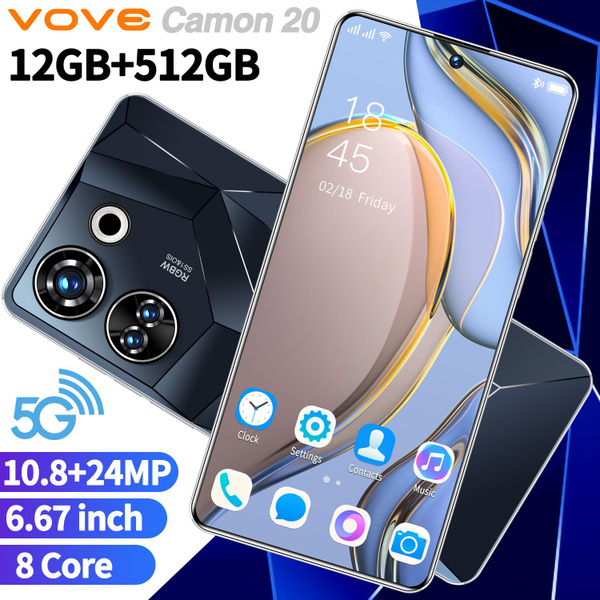 Смартфон Camon 20 русский меню тонкий новый мобильный телефон Dual SIM ...