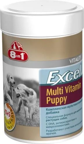 Добавка в корм 8 In 1 Excel Multi Vitamin Puppy для щенков - купить с ...