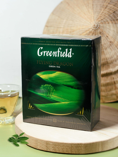 Чай зелёный Greenfield Flying Dragon 100 пак. (03/27)упак №4 - купить с ...