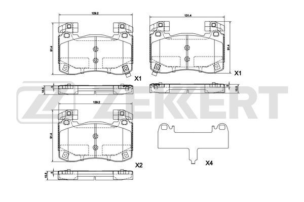 Колодки тормозные Zekkert BS1305 - купить по низким ценам в интернет ...