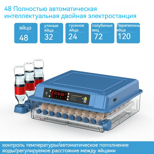 Инкубатор для яиц автоматический, 48 яиц - купить с доставкой по ...