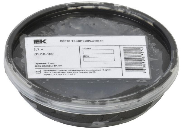 Паста токопроводящая 0.1л IEK ZPC10-100 - купить с доставкой по ...