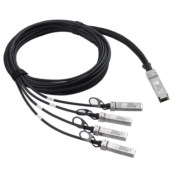 Кабель с трансиверами Cisco QSFP-4SFP10G-CU3M QSFP 40G 4хSFP+ 10G 3м ...