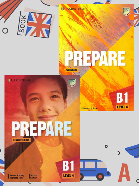 Prepare B1 Level 4 Students Book + Workbook + DVD | Styring James, Tims ...