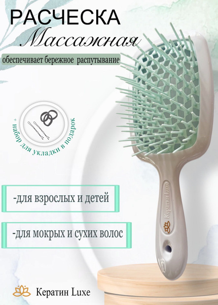 Расческа квадратная продуваемая для волос - купить с доставкой по ...