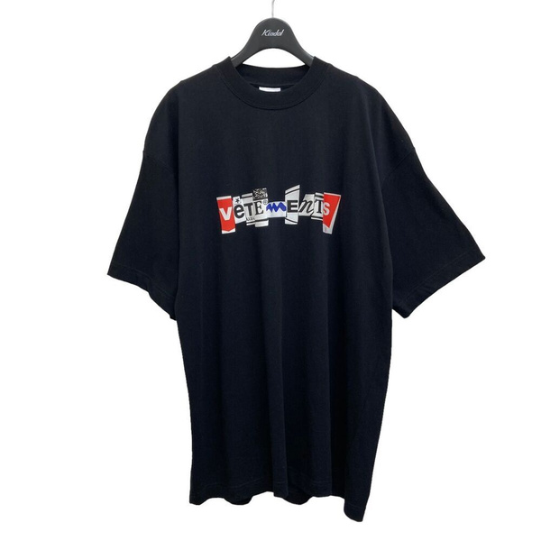 Футболка Vetements, размер 50, цвет черно-серый - купить по выгодной ...
