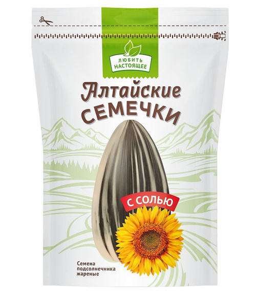 Семечки Алтайские полосатая с солью, 170 гр - купить с доставкой по ...