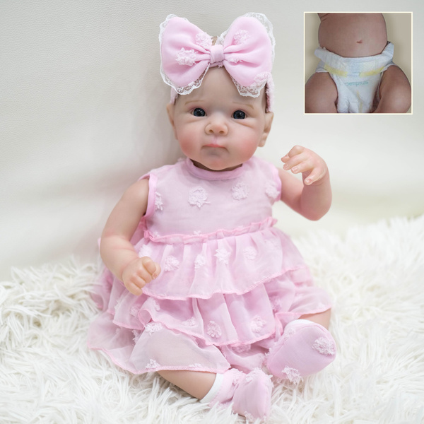 Кукла реборн 48см Силикон для всего тела /Реалистичная кожа/мальчик ...