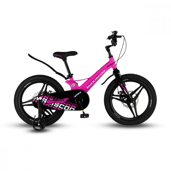 Велосипед MAXISCOO Space Делюкс-18" 10" / розовый матовый (MSC-S1832D ...