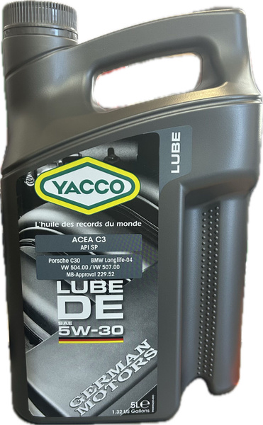 Масло моторное YACCO 5W-30 Синтетическое - купить в интернет-магазине ...