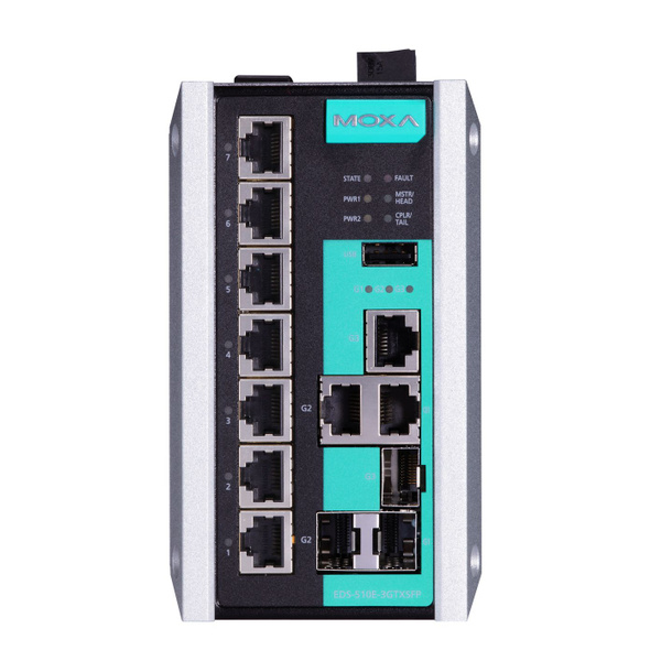 Коммутатор MOXA EDS-510E-3gtxsfp - купить по выгодной цене в интернет ...