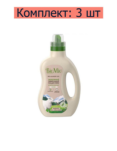 Гель для стирки BioMio Bio-Laundry Gel универсальный, для цветных и ...