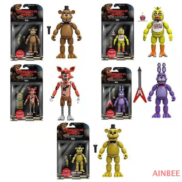 (Пять ночей у Фредди FNaF)/13cm Кукла из ПВХ(5 шт./компл.) - купить с ...