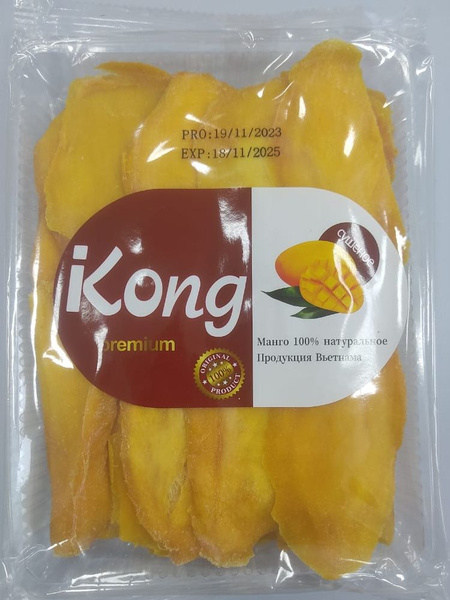 Манго сушеное kong PREMIUM1 кг купить на OZON по низкой цене (1440828677)