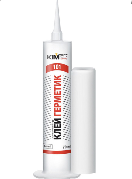 Силиконовый Клей-герметик KIM TEC, Для окон, белый - купить по низким ...