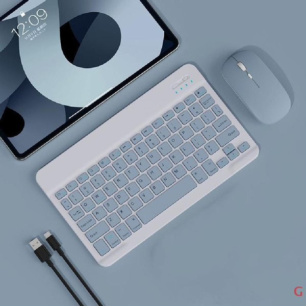 Беспроводная мини Bluetooth-клавиатура и мышь для Ipad realme xiaomi ...