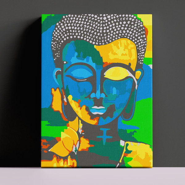 Картина по номерам Будда на холсте и подрамник 30х40 см купить на OZON ...