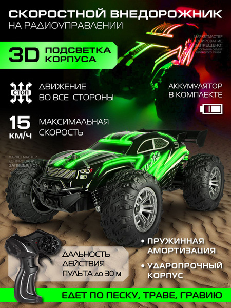 Машинка на пульте управления AUTODRIVE скоростной внедорожник для ...