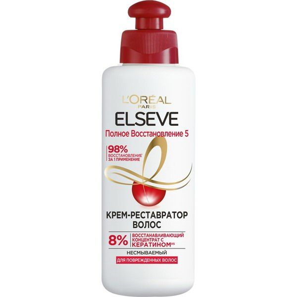 Бальзам для волос L'OREAL Elseve Полное восстановление волос 5 крем ...