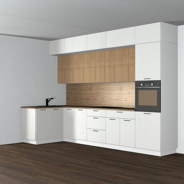 Кухонный гарнитур угловой большой Модерн new - Style 340х135 см с ...