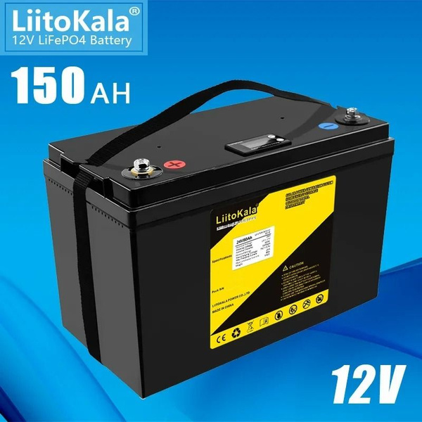 Аккумулятор 12v Lifepo4 литий-железо-фосфатный 150Ah Liitokala - купить ...