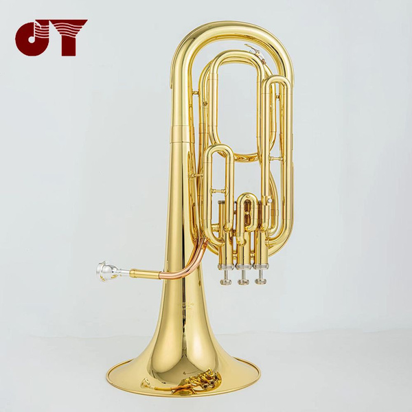 Баритон JYBT-E100G B Плоский лакированный золотой латунный джазовый ...