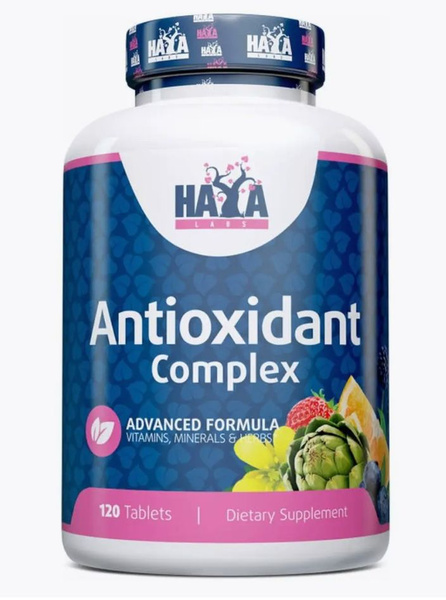 Haya Labs Anitoxidant Complex. Антиоксидант A, C и E. 120 табс ...